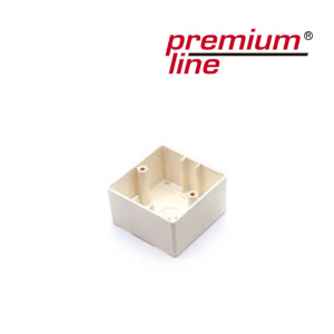 Premium Line Wall Mounted Back Box,86*86*35,white