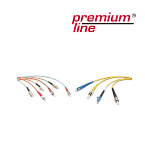 Premium Line FO Patch cord LC/UPC-LC/UPC SM G652D Duplex, LSOH, 2.0mm , 3m