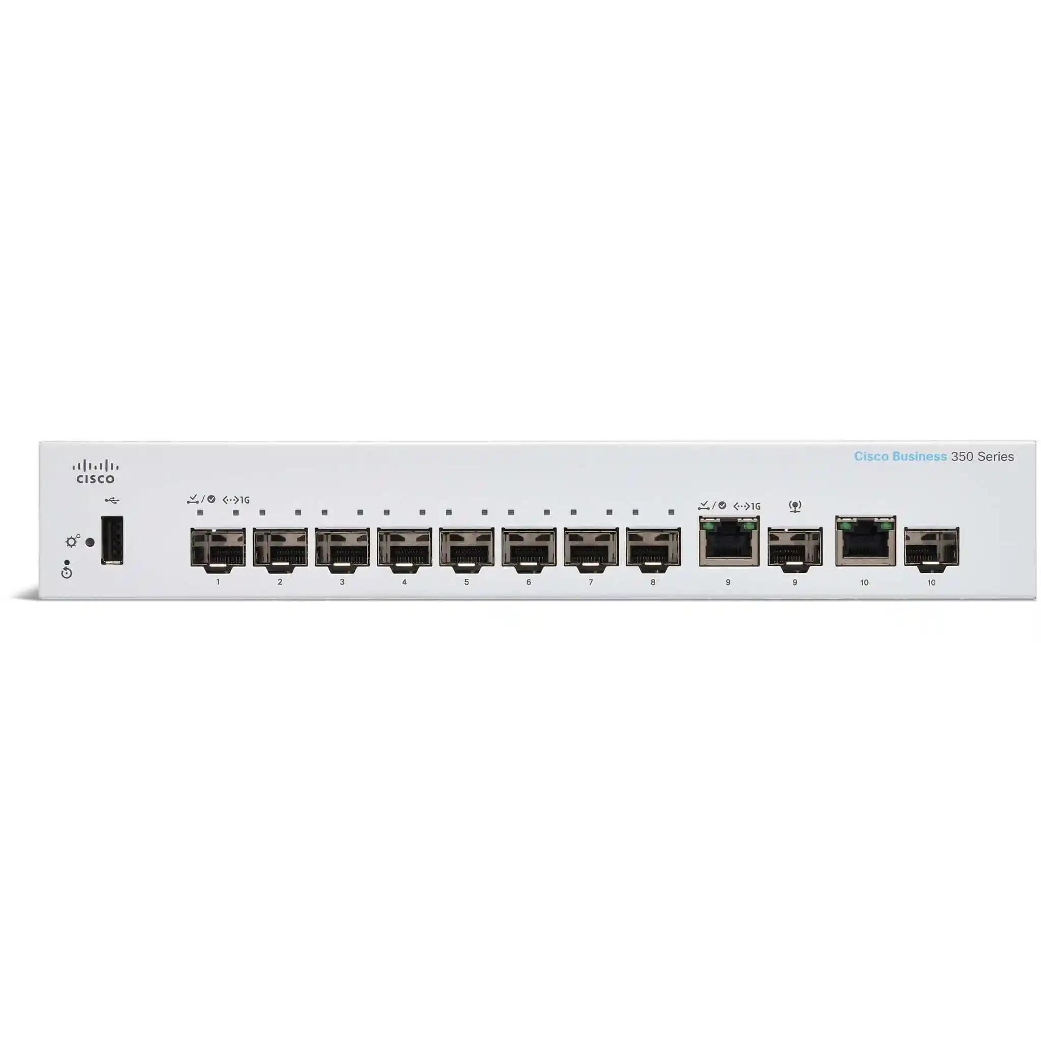 Cisco CBS350 Managed 8-port SFP, Ext PS, 2x1G Combo ,Switch