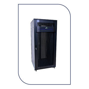ProRack 42U 800x1000 Standing server rack with vented door, 4 fans, 1 shelf and 1 PDU 8 outle