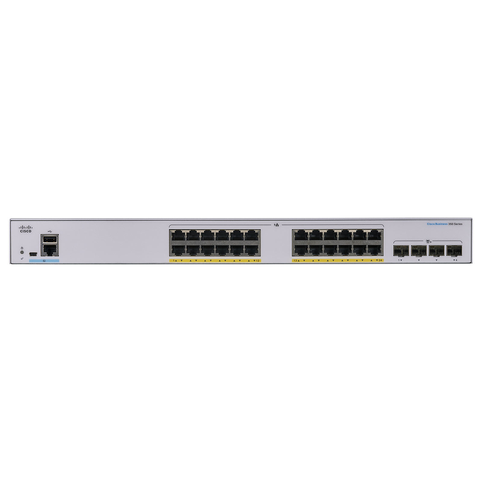 Cisco, CBS350 Managed, 24port, GE, PoE, 4x10G SFP+, Switch