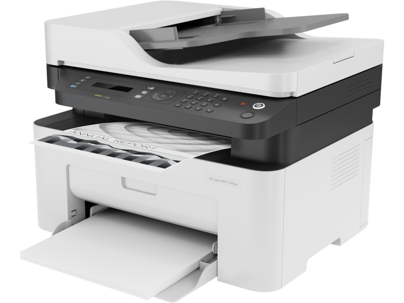 HP Laser MFP 137fnw (4ZB84A),A4,color: White/Grey