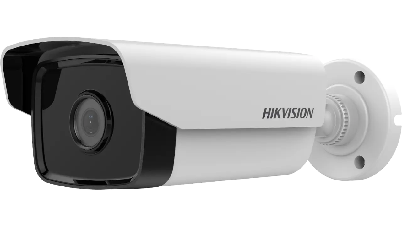 Hikvision DS-2CD1T23G0-I(4mm)(C)(O-STD), 2 MP Fixed Bullet Network Camera, DWDR, 3D DNR, BLC, IR range: up to 50m, DC12V & PoE