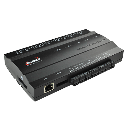 ZKteco, INBIO160, One-door Two-way Controller, Finger capacity: 3,000, ID Card: 30,000, Log Capacity: 100,000, Communication: RS485, TCP/IP.