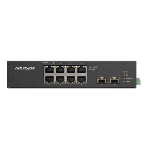 Hikvision DS-3T0510HP-E/HS(O-STD) , 8 Port Gigabit Unmanaged Harsh POE Switch