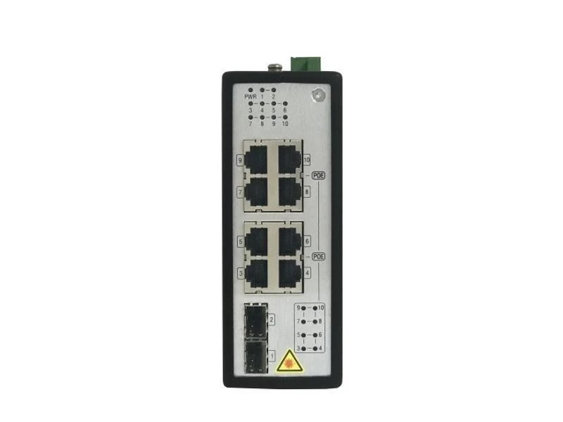 Hikvision DS-3T0510P(O-STD) , 8 Port Gigabit Unmanaged Industrial POE Switch