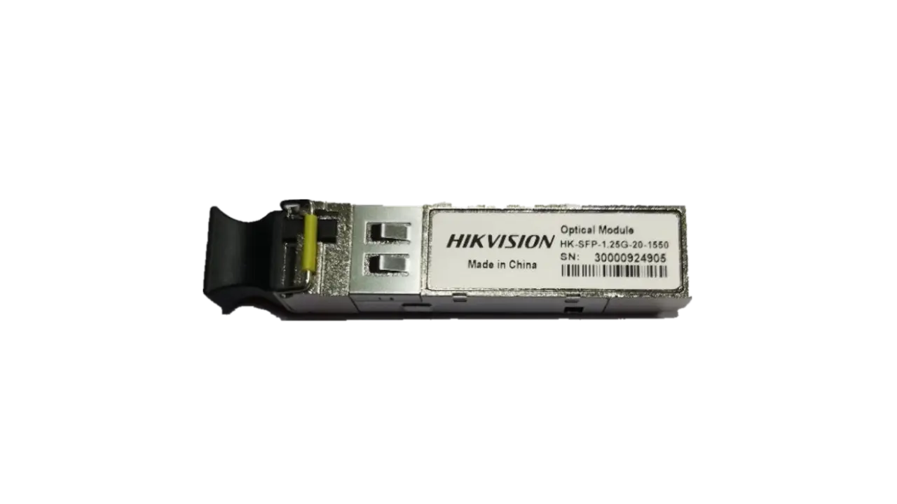 Hikvision HK-SFP-1.25G-20-1550(O-STD) , SFP Module , Small form factor pluggable (SFP) MSA compatible , Single fiber bi-directional LC connector